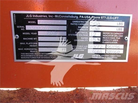 JLG 600AJ Gelenkteleskoparbeitsbühnen