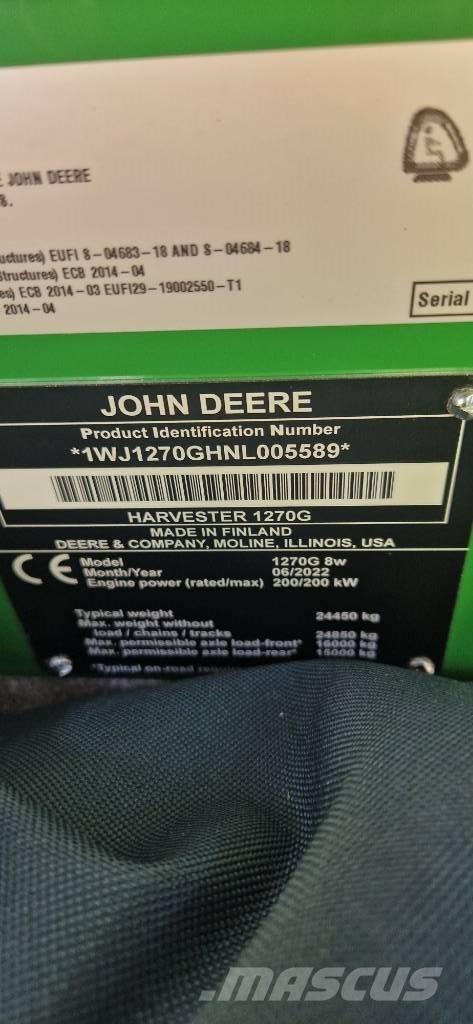 John Deere 1270 G Harvester