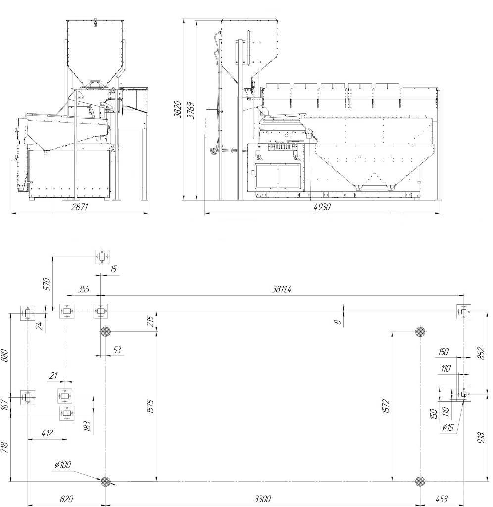  4 GRAIN MVS-10 Sortiermaschinen