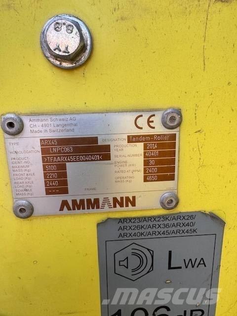 Ammann ARX 45 Erdbauwalzen
