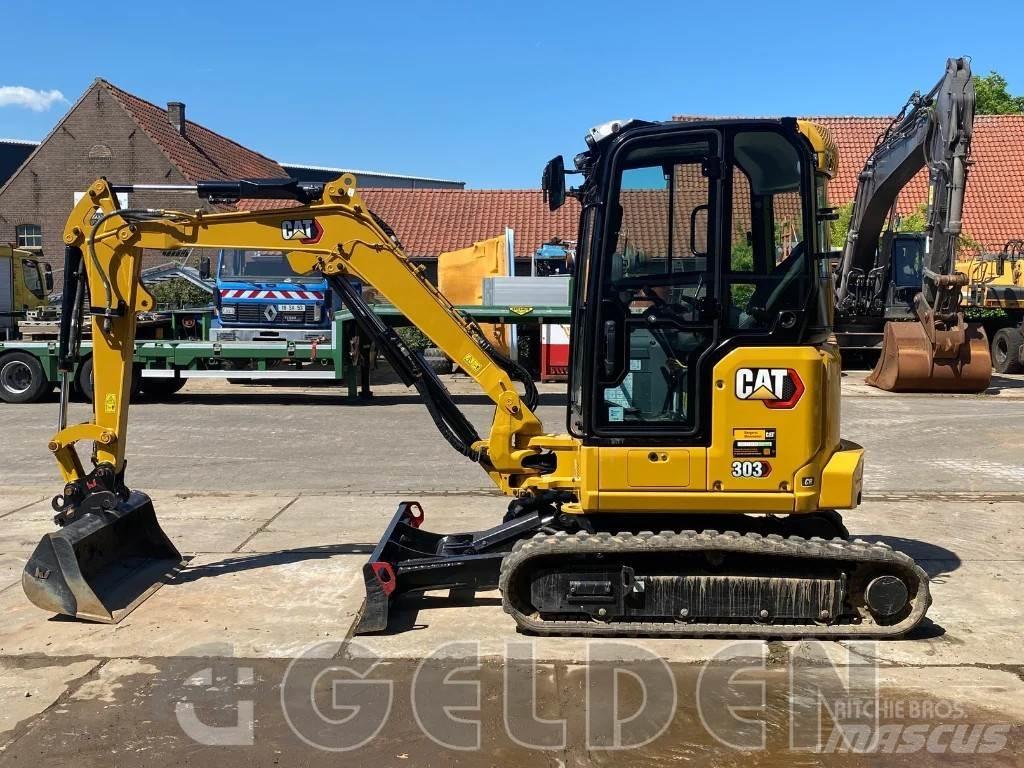 CAT 303 - 3 Buckets Minibagger < 7t