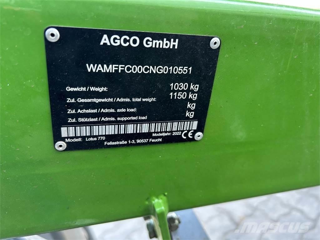 Fendt Lotus 770 Kreiselheuer/-wender