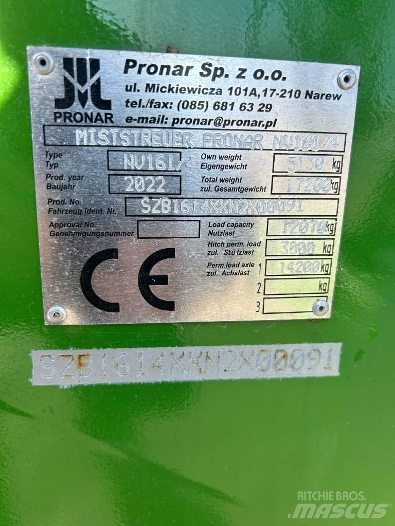 Pronar NV 161-4 Düngemittelverteiler
