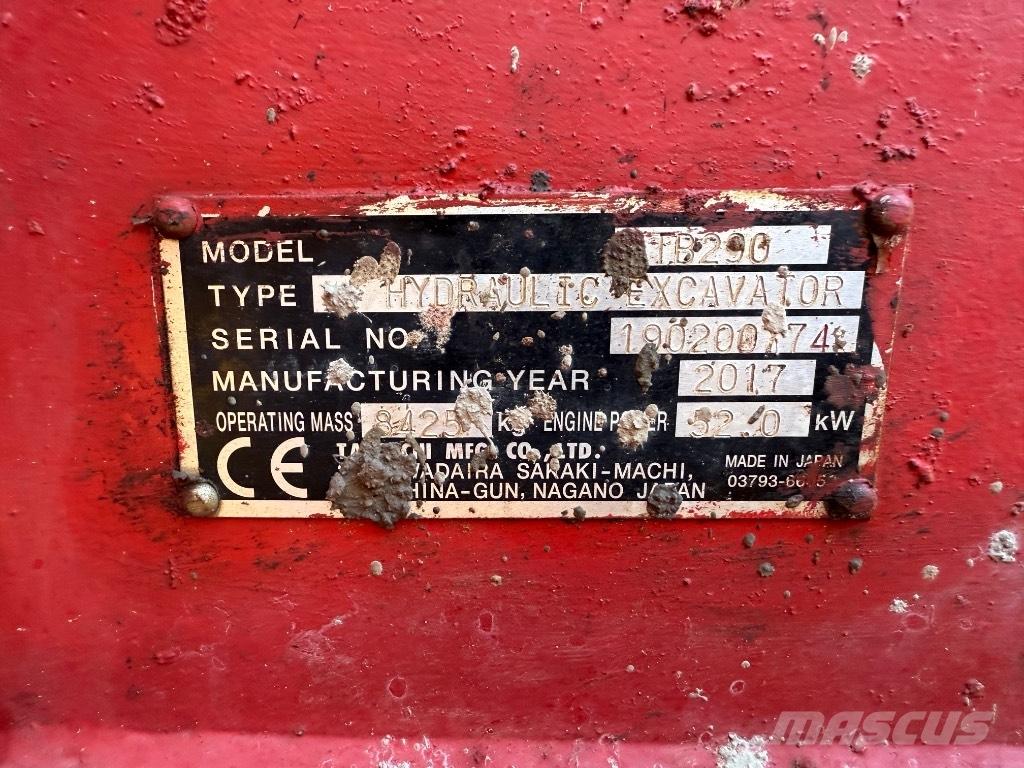 Takeuchi TB 290 Midibagger  7t - 12t
