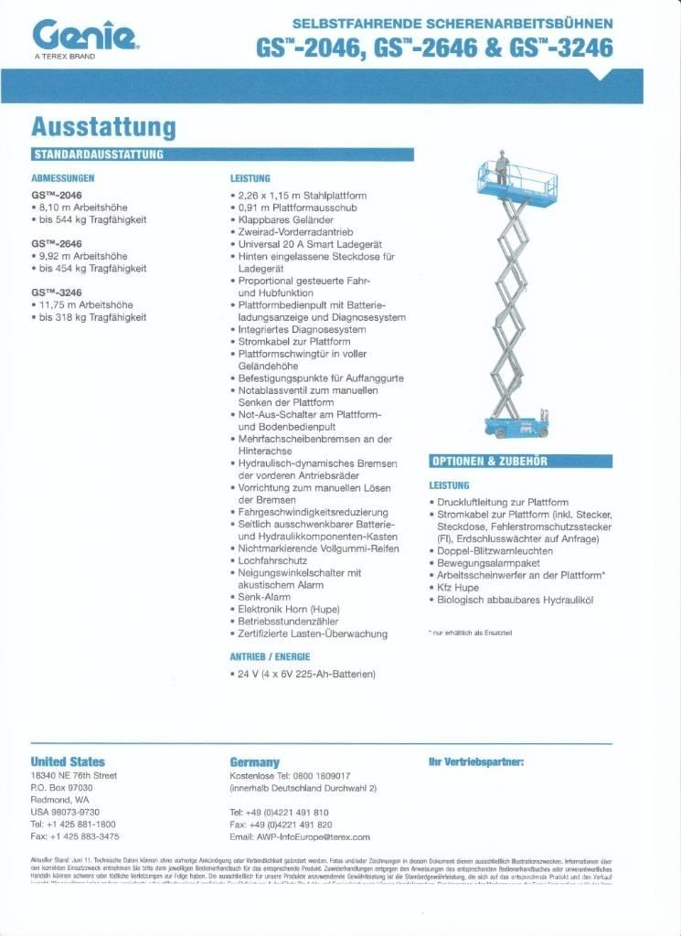 Genie GS 2646 Scheren-Arbeitsbühnen