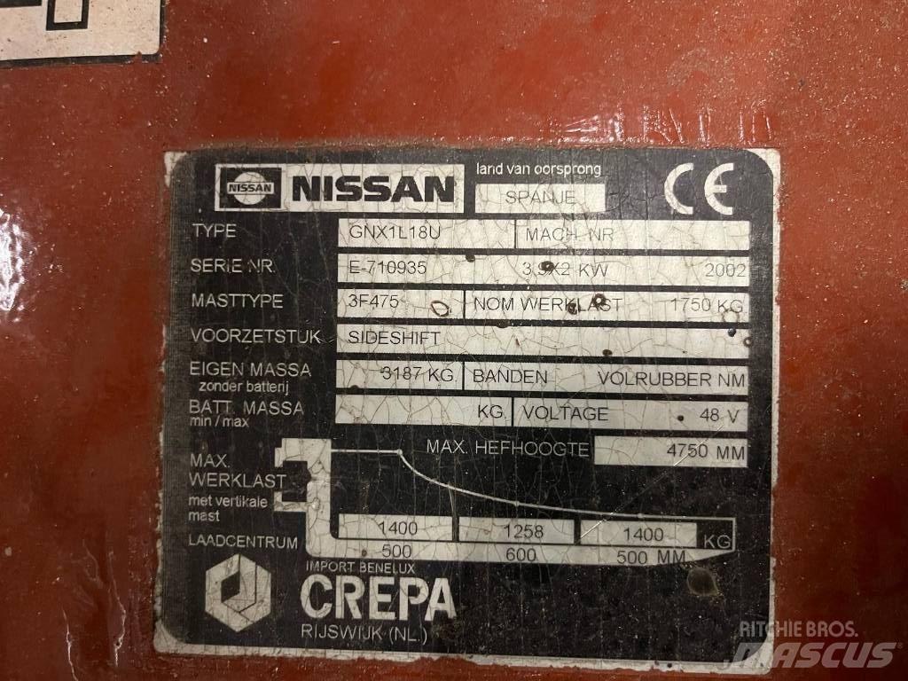Nissan HP18 Elektrische heftrucks