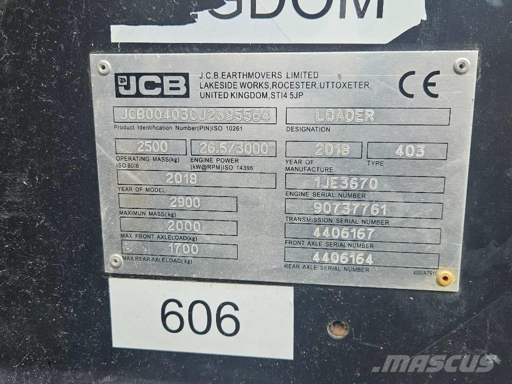 JCB 403 Minilader