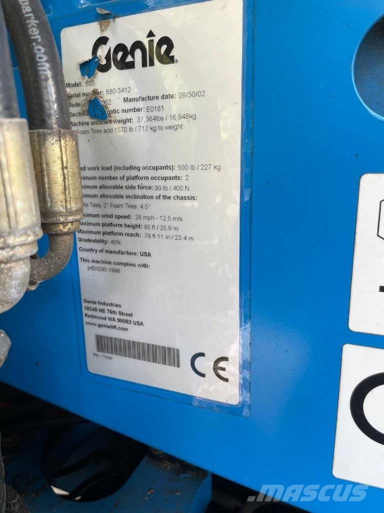 Genie S 85 Teleskopbühnen