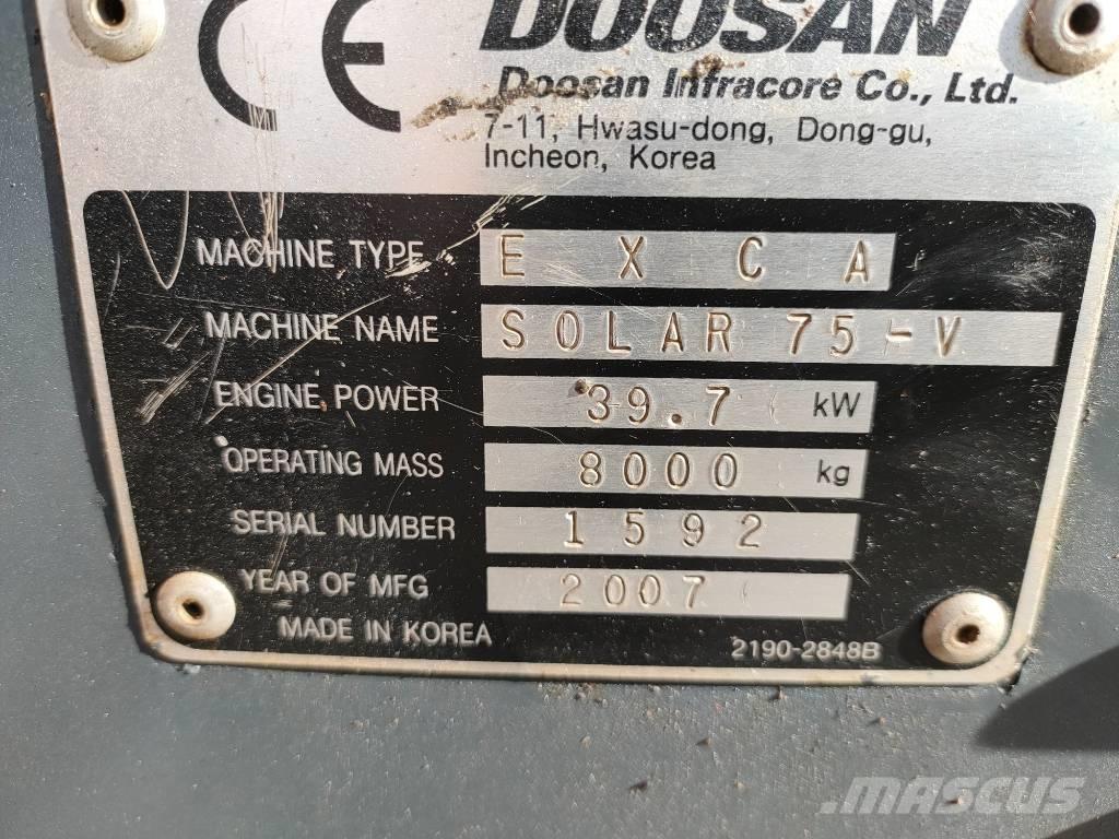 Daewoo Solar 75 Midibagger  7t - 12t
