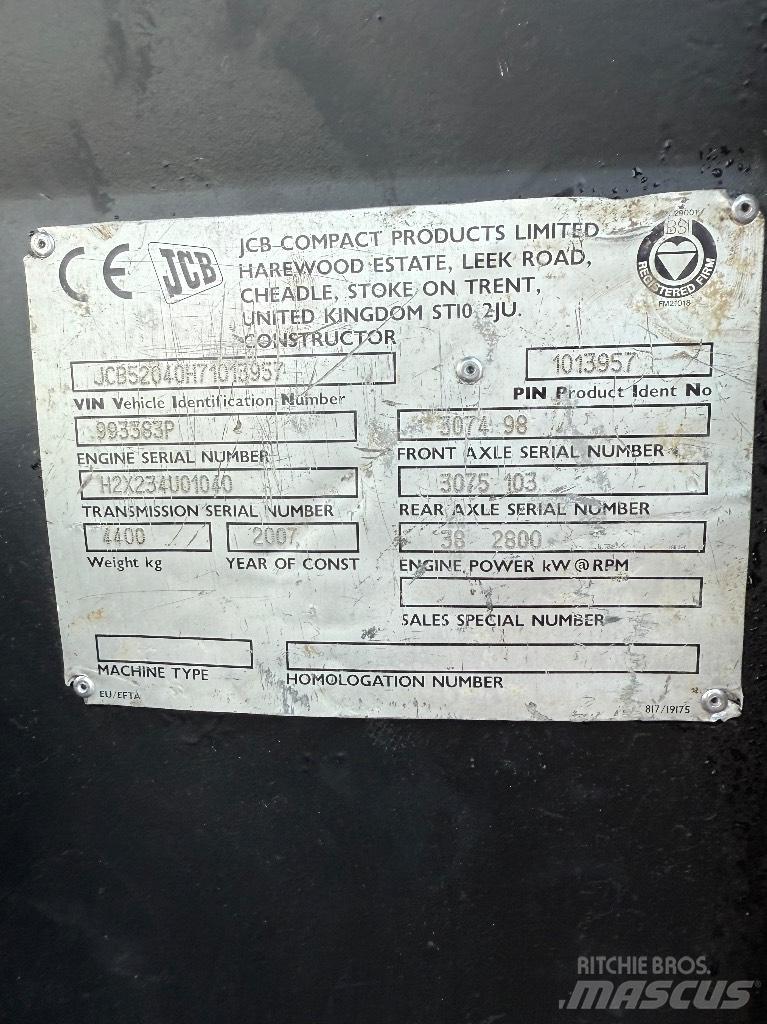 JCB 520-40 Teleskoplader