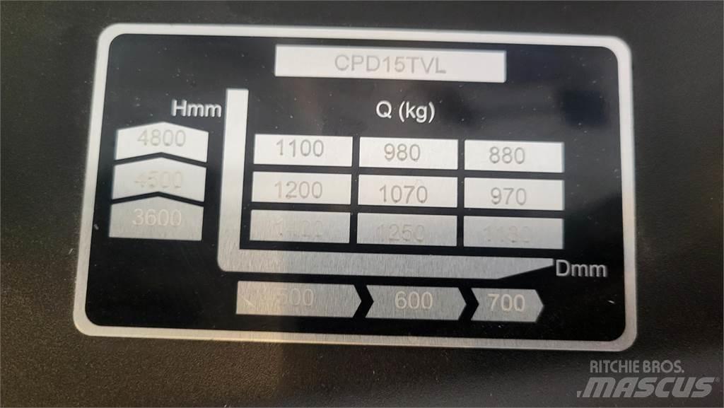  CPD15TVL T4800 Elektrische heftrucks