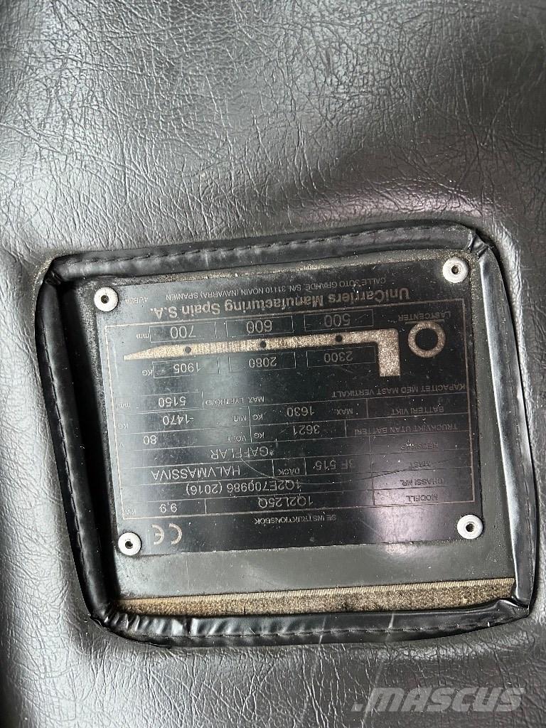 UniCarriers L25Q Elektrische heftrucks