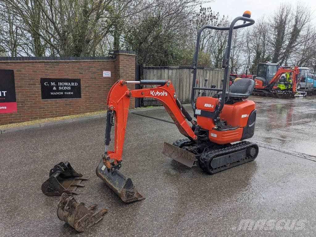 Kubota K 008-3 Minibagger < 7t