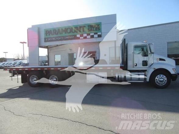 Kenworth T370 Pritschenwagen/Pritschenwagen mit Seitenklappe