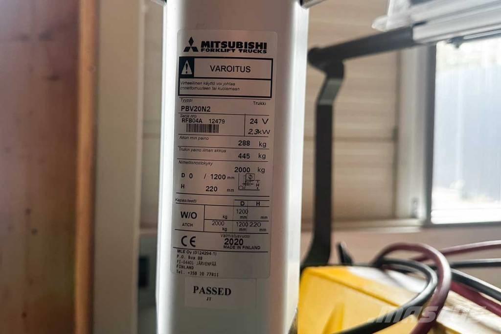 Mitsubishi PBV 20 N2 Gabelstapler mit Fahrerstand
