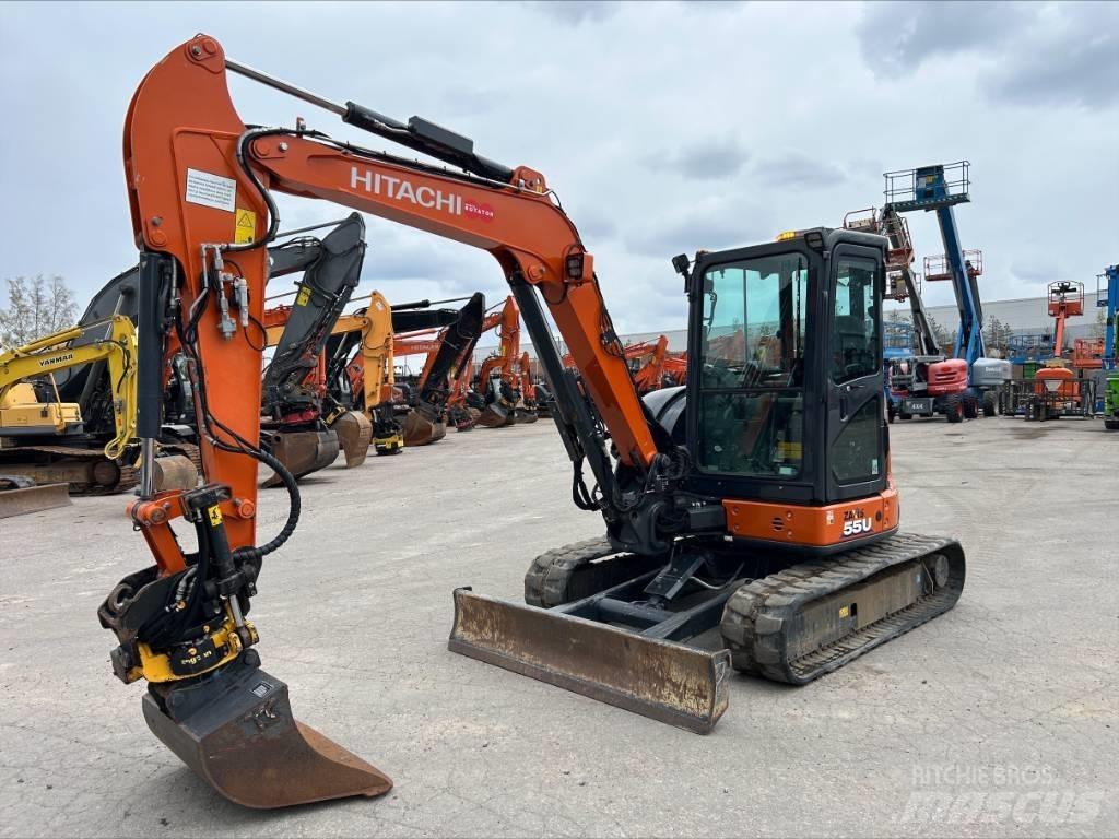 Hitachi ZX55U-6 Minibagger < 7t
