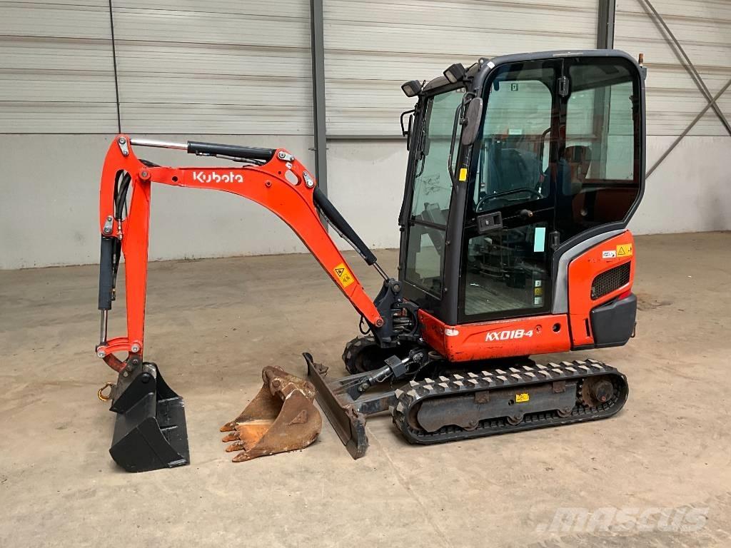 Kubota KX 018-4 Minibagger < 7t