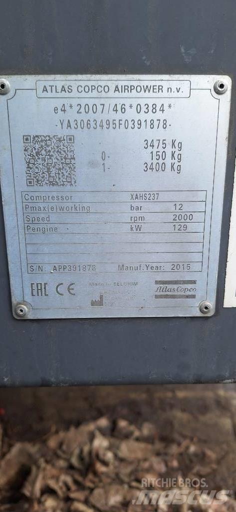 Atlas Copco XAHS237 Kompressoren