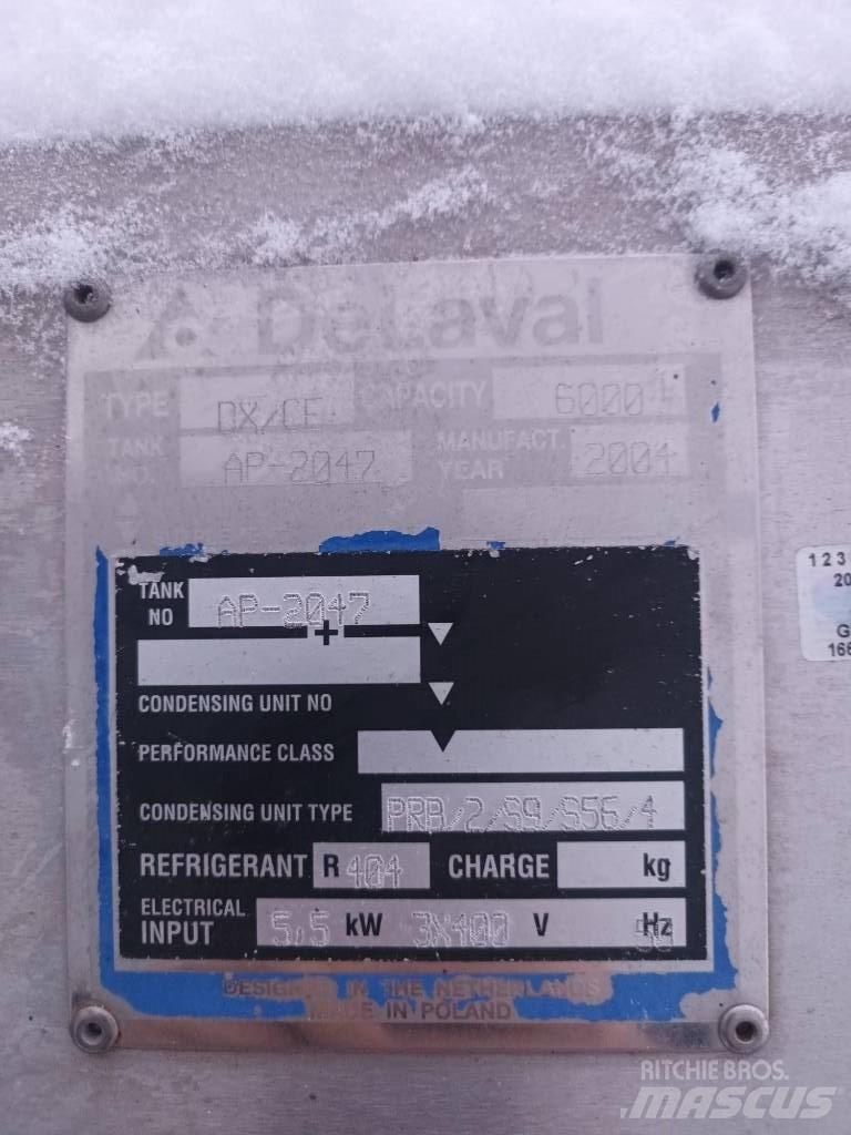 Delaval DX-CE Milchtanks
