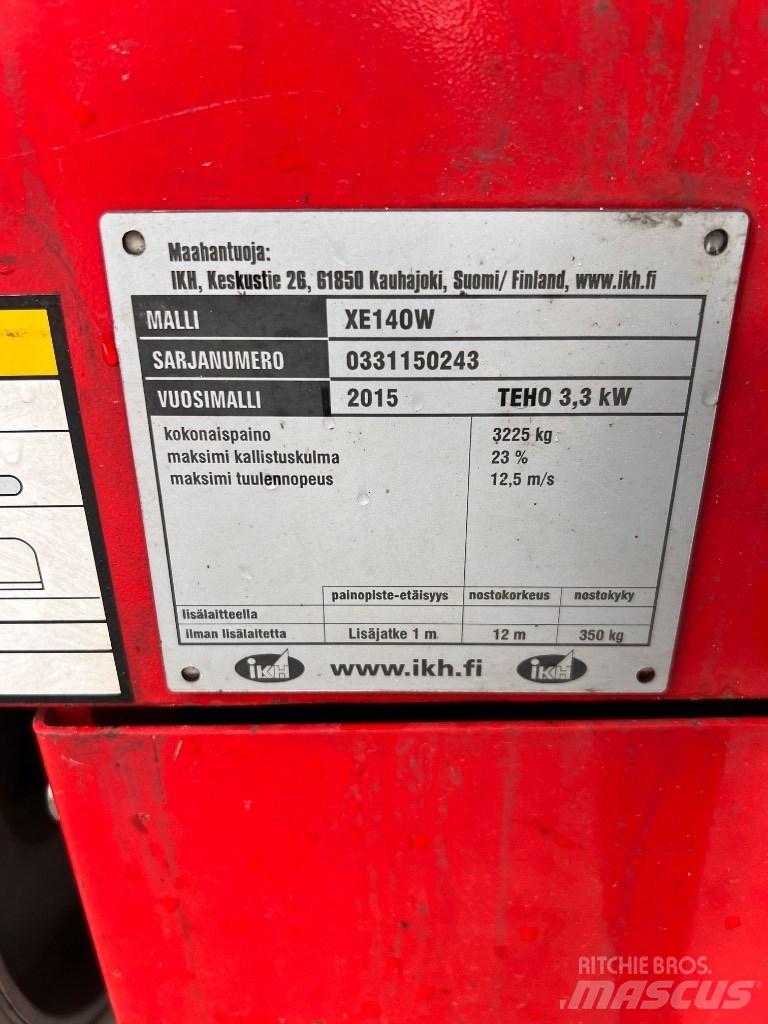Mantall XE140W Scheren-Arbeitsbühnen