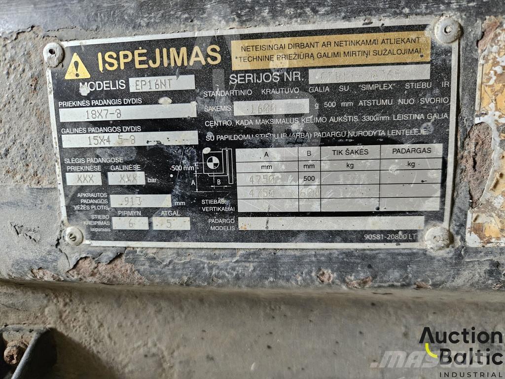 CAT EP 16 NT Elektrische heftrucks