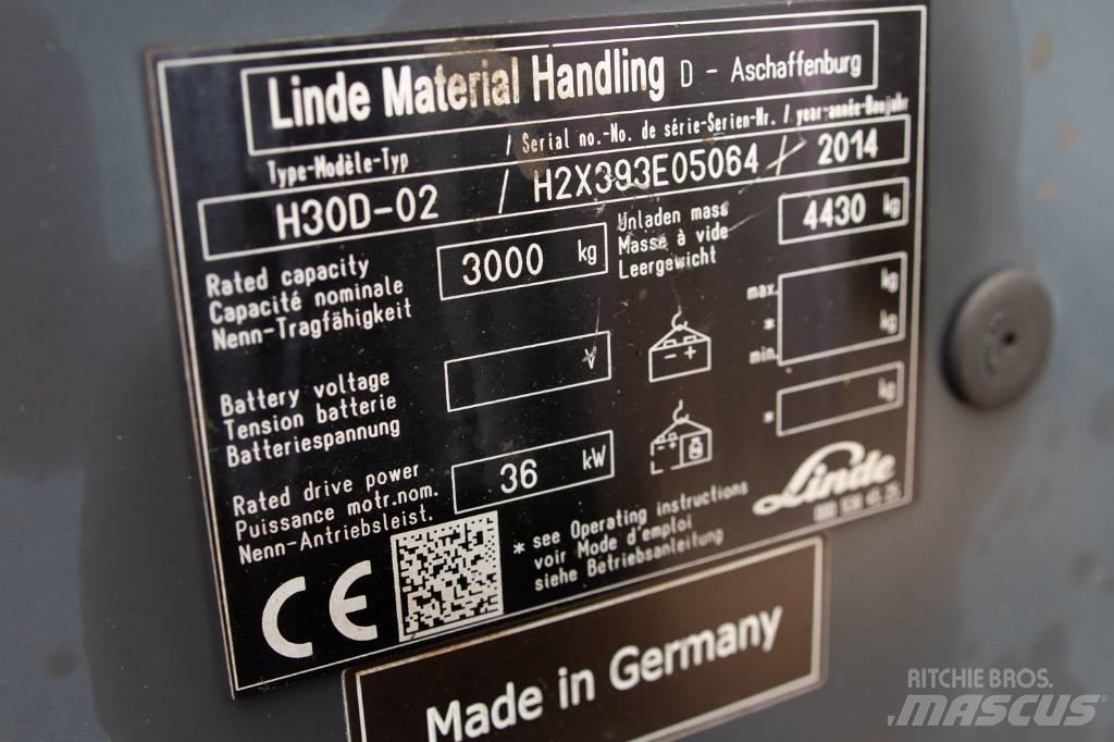 Linde H30D-02 Diesel heftrucks