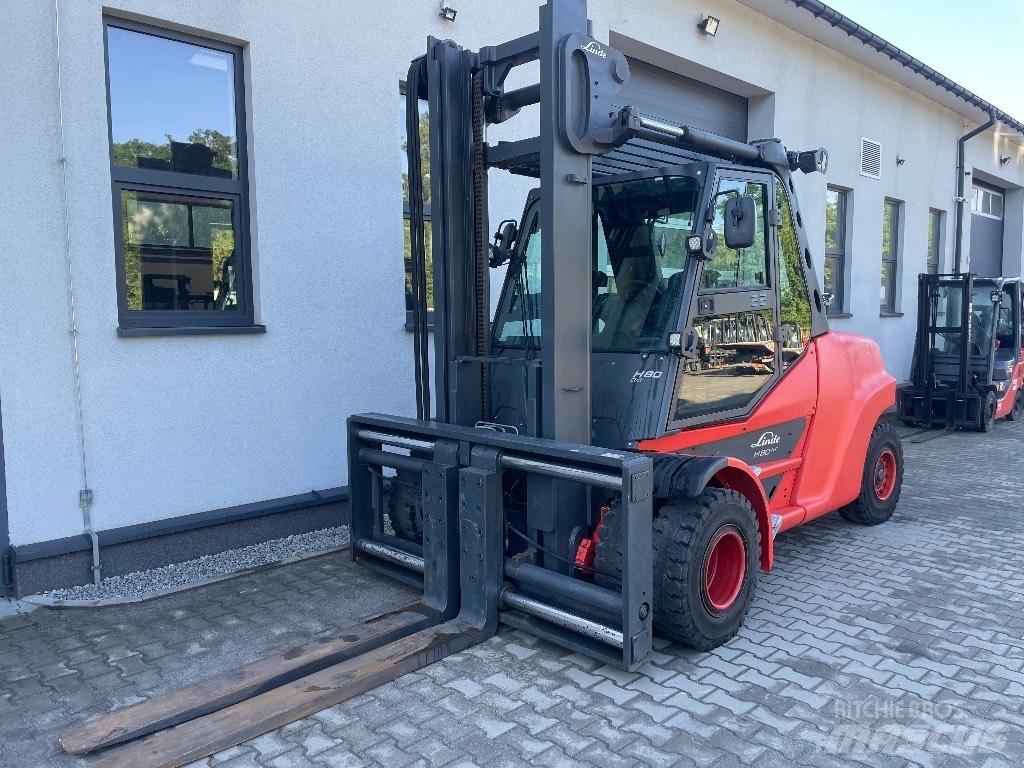 Linde H80T-03/1100 LPG heftrucks