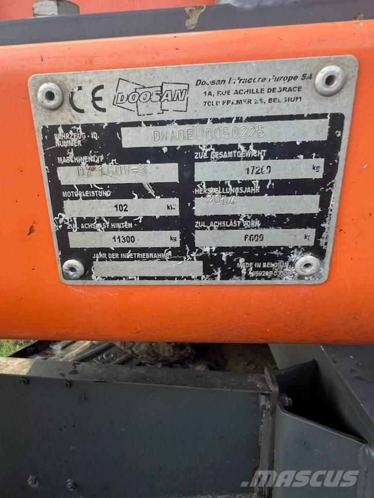 Doosan DX 160 W-3 Mobilbagger