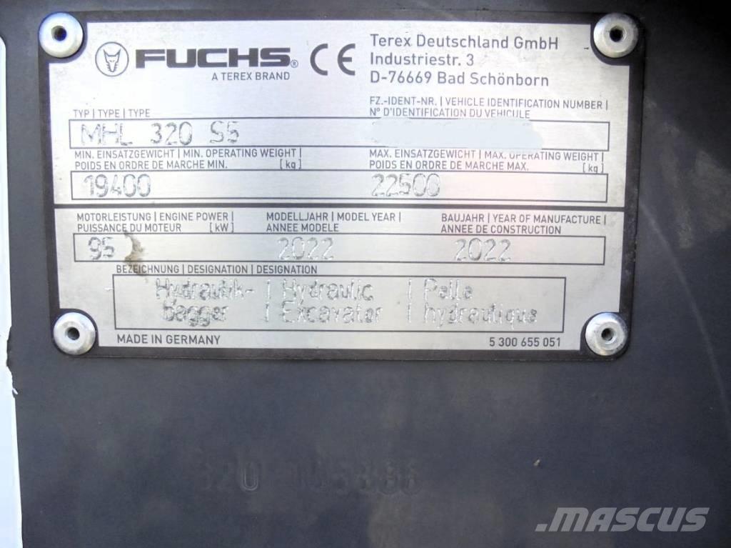 Fuchs MHL 320 Materialumschlag