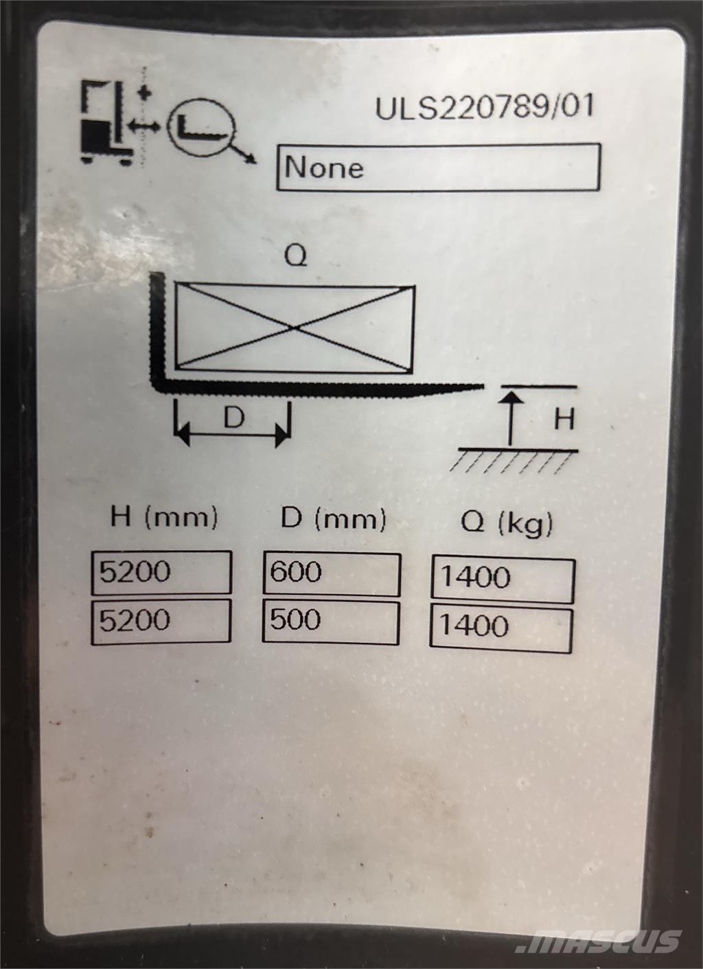 Atlet ULS140 Schubmaststapler