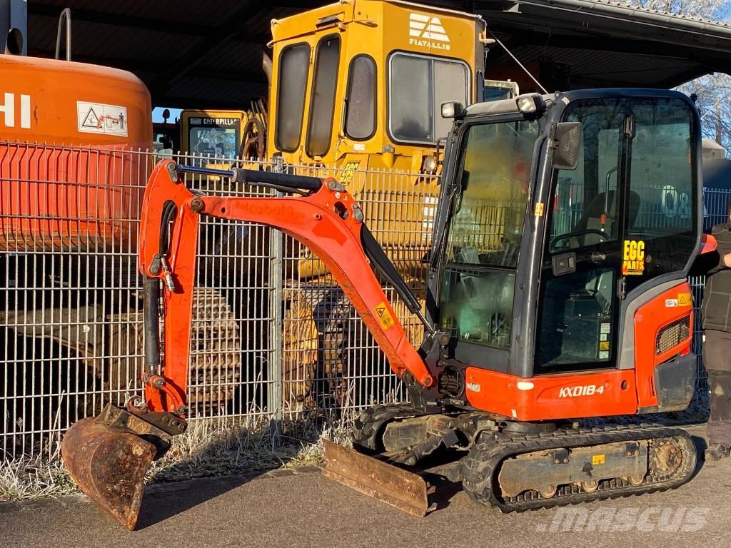 Kubota KX 018-4 Minibagger < 7t