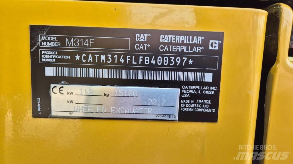 CAT M 314 F Mobilbagger