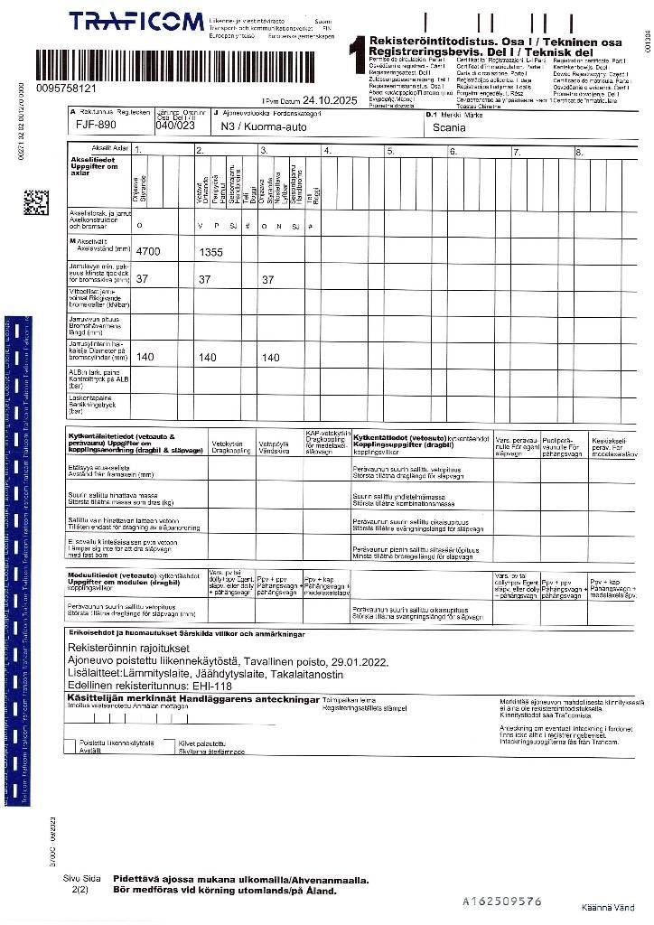 Scania R 500 Kofferaufbau