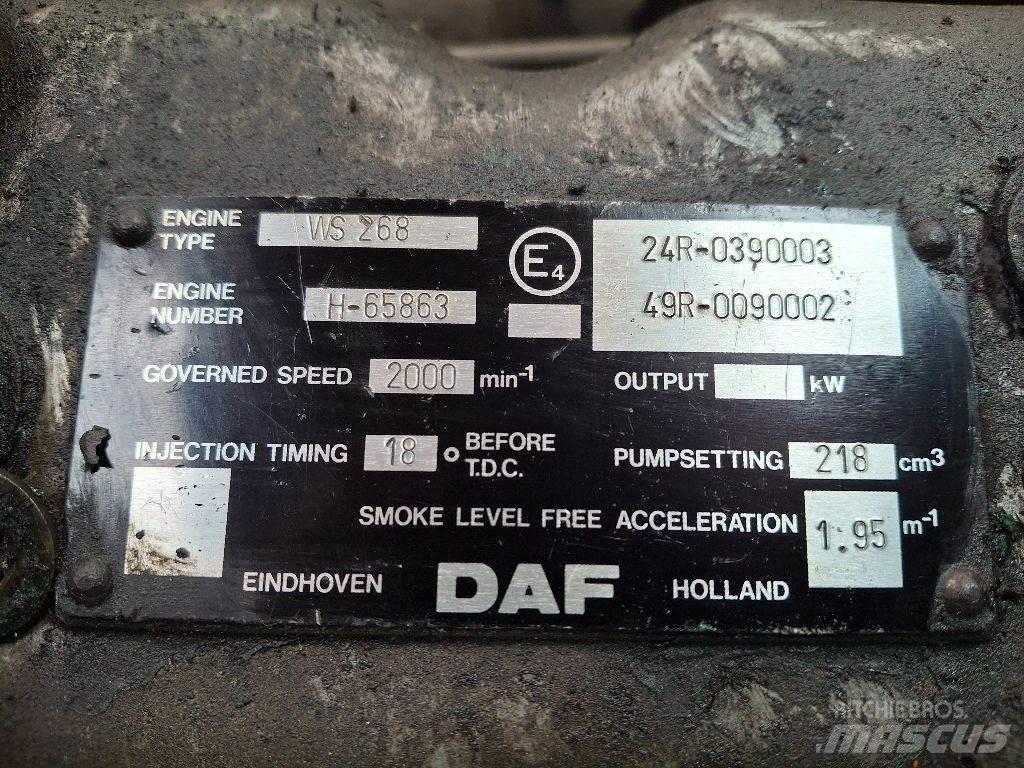 DAF WS268 Motoren