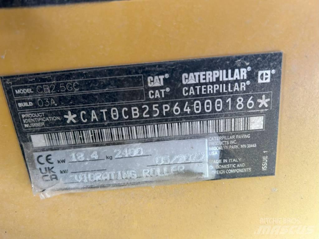 CAT CB 2.5GC Tandemwalzen