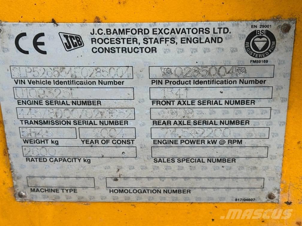 JCB 526 S Teleskoplader