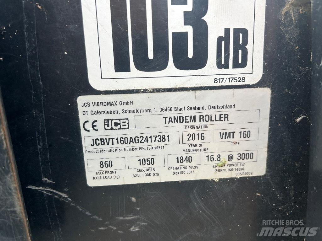 JCB VMT160-80 Tandemwalzen