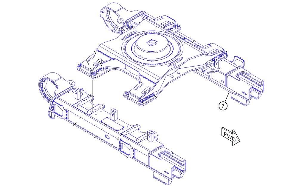 CAT 390 F L Chassis