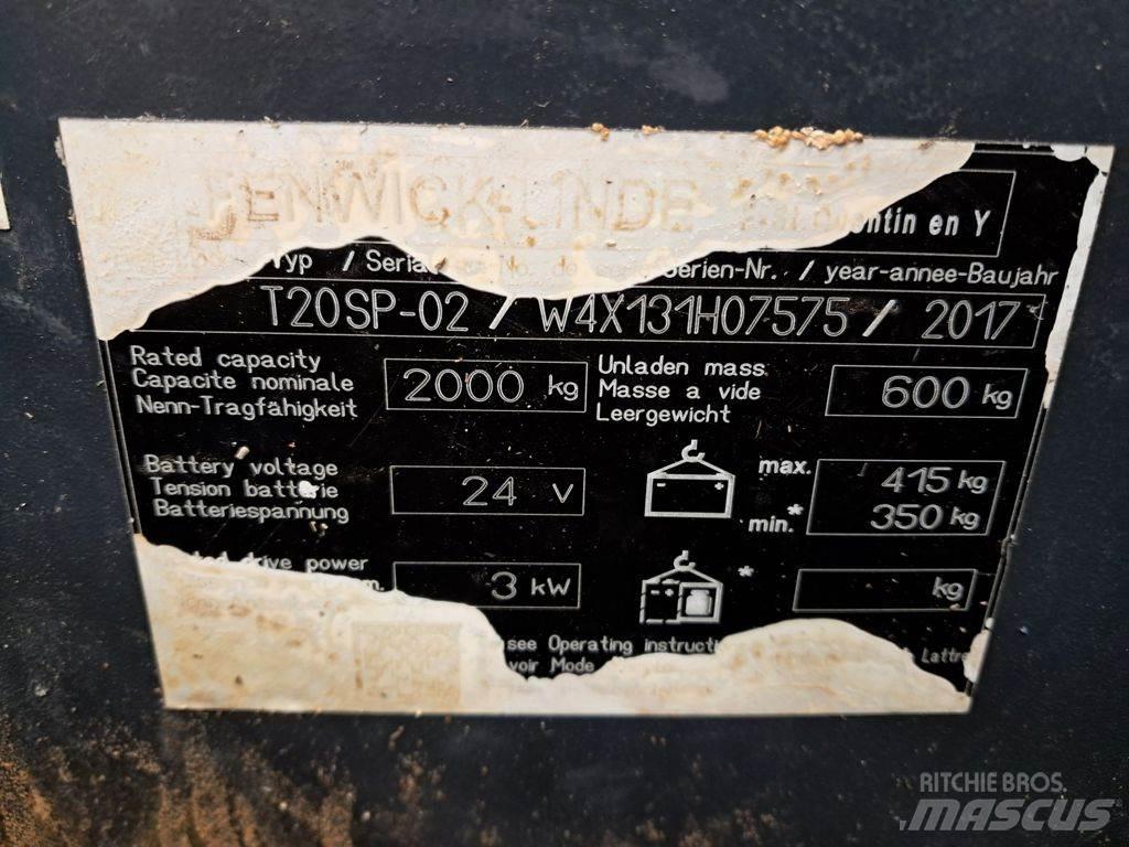 Linde T20SP-02 Niedergabelstapler