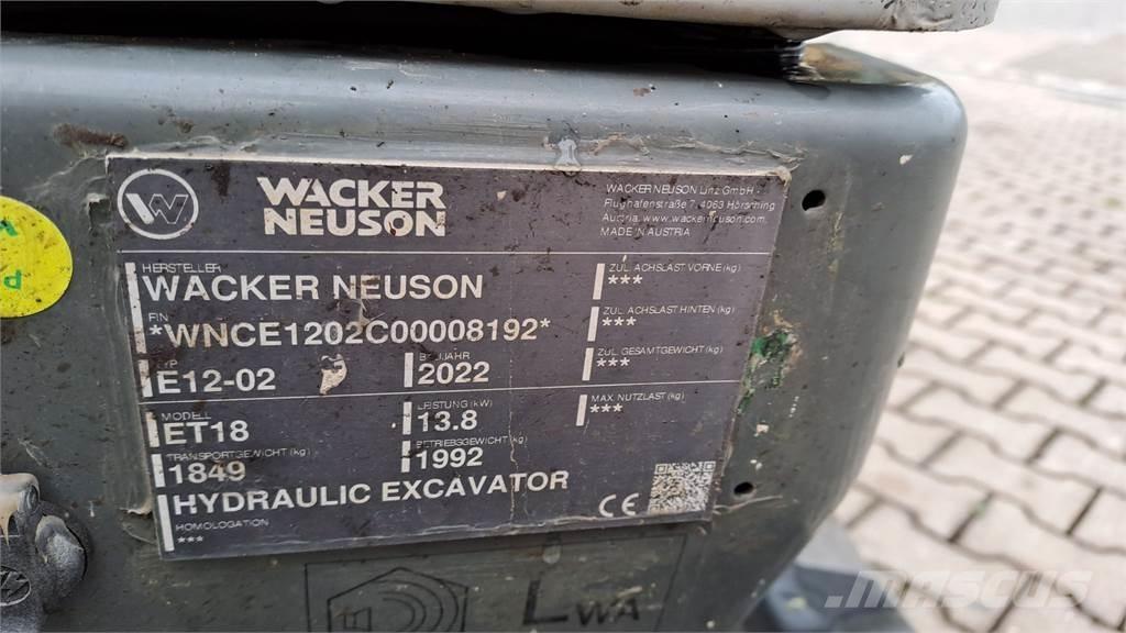 Wacker Neuson ET18 Raupenbagger