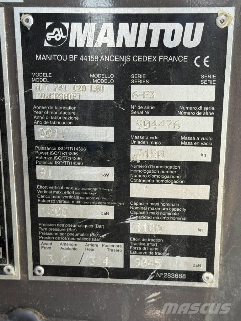 Manitou MLT 741-120 Teleskoplader