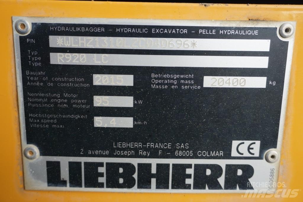 Liebherr R 920 LC Raupenbagger