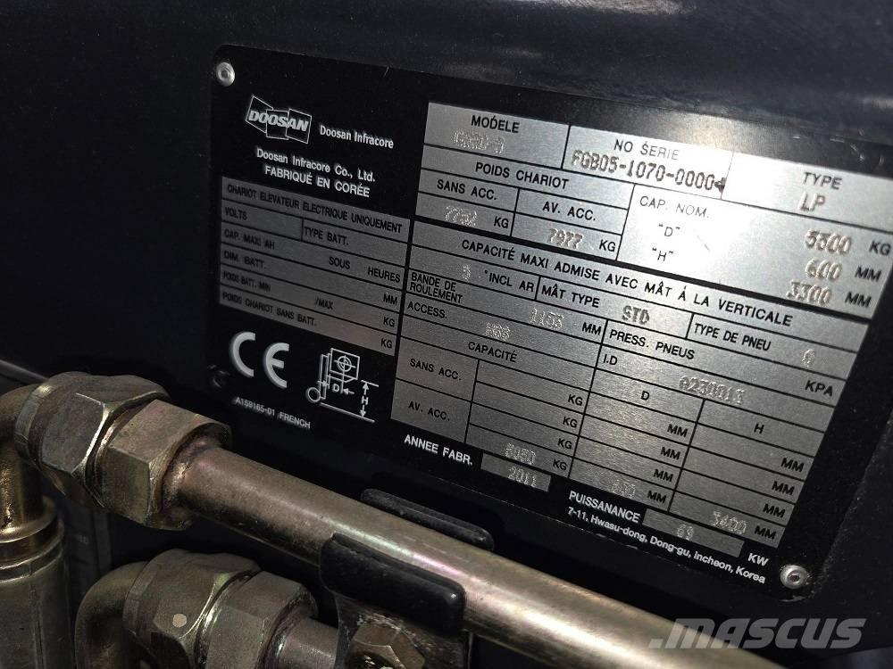 Doosan G 55 C-5 LPG heftrucks