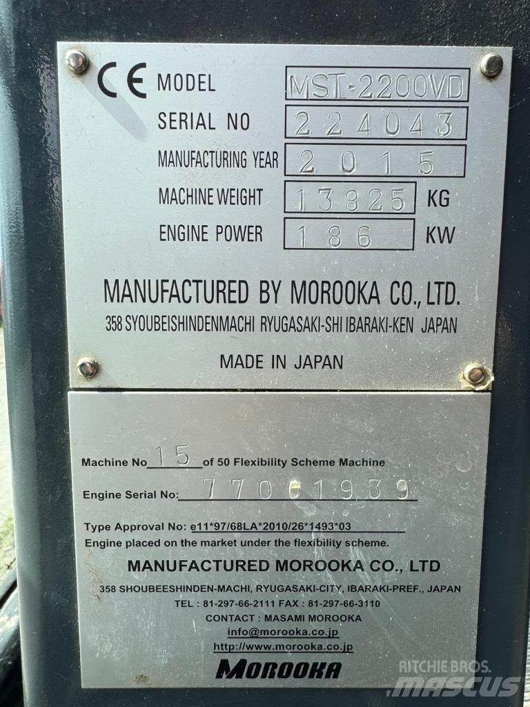 Morooka MST 2200 V D Raupendumper