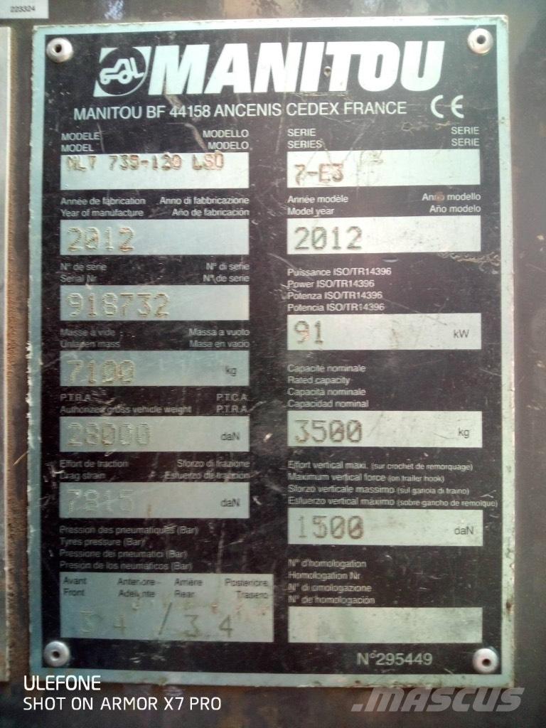 Manitou 735 LSU Teleskoplader für Landwirtschaft