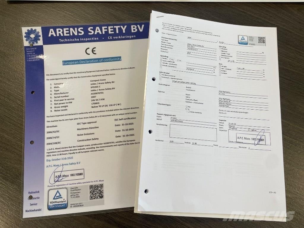 Jekko SPD 265 C  SOLD Minikrane