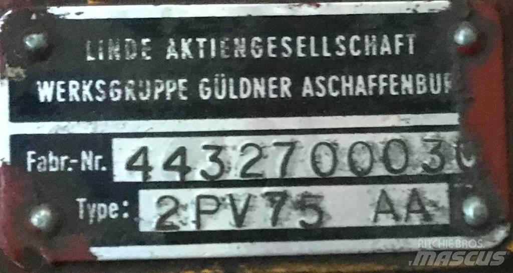 Linde 2PV75 AA Hydraulik