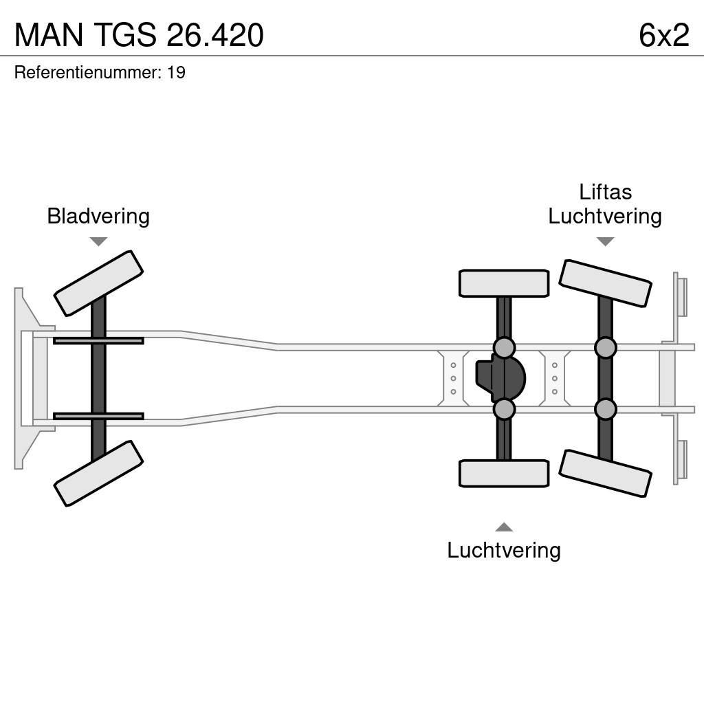 MAN TGS 26.420 Abrollkipper