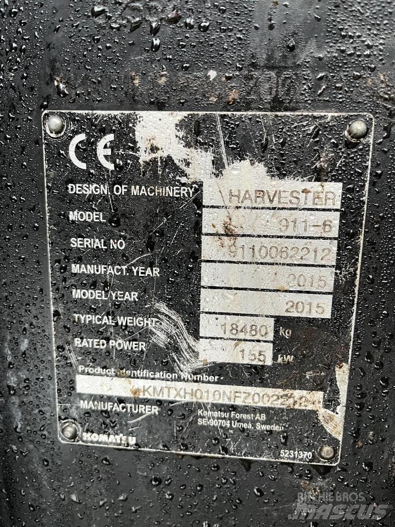 Komatsu 911.6 Harvester