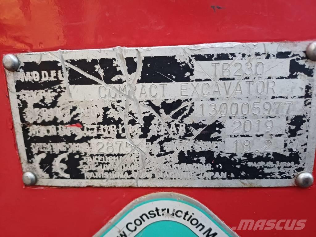 Takeuchi TB 230 Minibagger < 7t